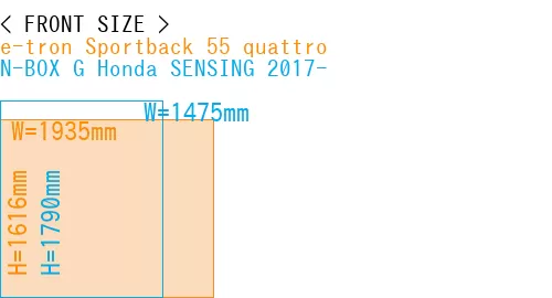 #e-tron Sportback 55 quattro + N-BOX G Honda SENSING 2017-